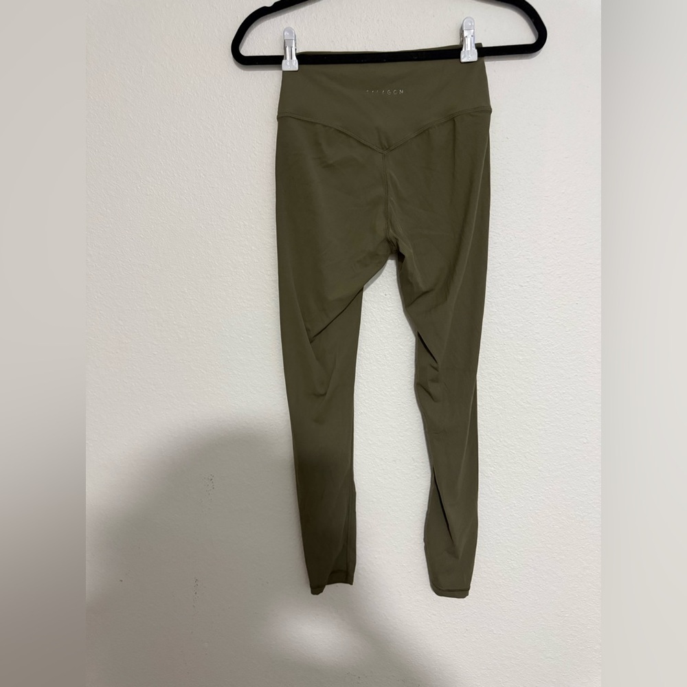 PARAGON Olive Green High-Waist Leggings - Picture 3 of 5